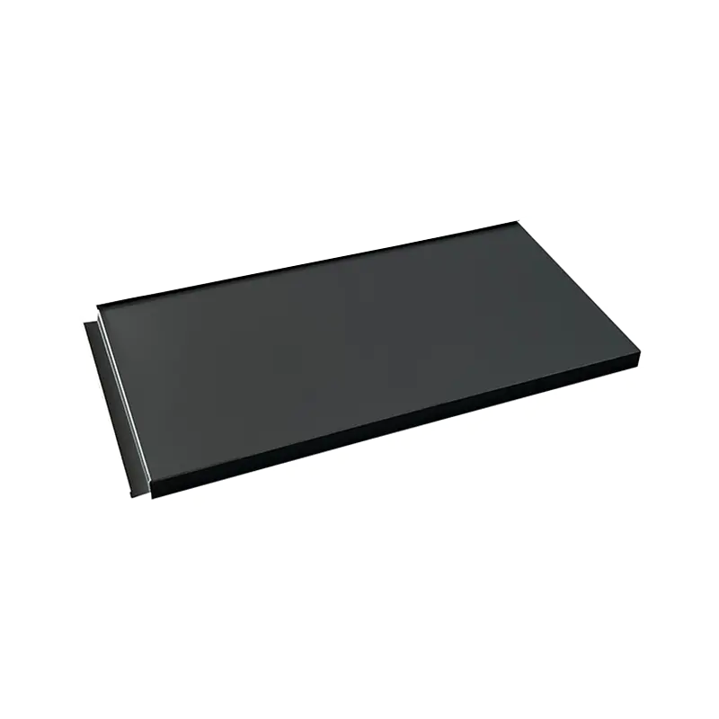 Flat metal tiles